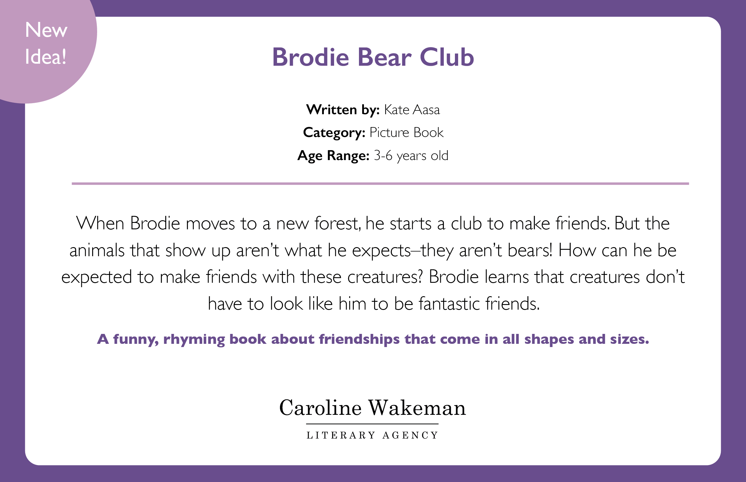 Brodie Bear Club Header Image
